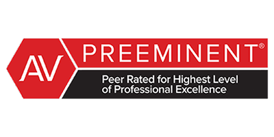 AV Preeminent Peer Rated for Highest Level of Professional Excellence